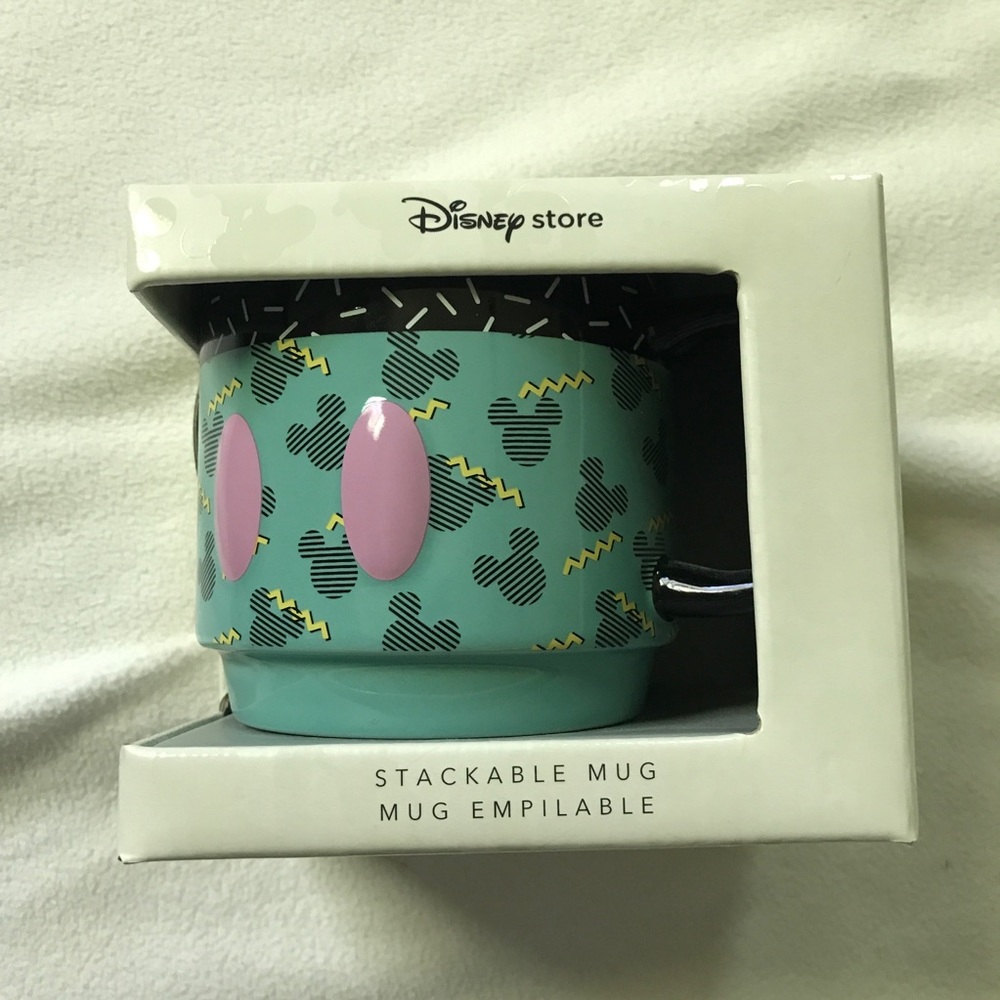 NWT Mickey Mouse Memories 9/12 90s Stackable Mug Limited Release